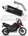 εξάτμιση τελικό DOMINATOR P7 ΜΑΥΡΟ για μοτοσυκλέτα Triumph Tiger 800 XCA 2018 - 2020
