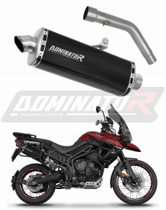Triumph Tiger 800 XCA 2018 - 2020 εξάτμιση τελικό P7 BLACK + dB killer
