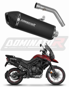 Triumph Tiger 800 XCA 2018 - 2020 εξάτμιση τελικό HP7 BLACK + dB killer