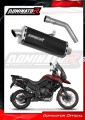 εξάτμιση τελικό DOMINATOR P7 ΜΑΥΡΟ για μοτοσυκλέτα Triumph Tiger 800 XCA 2018 - 2020 2