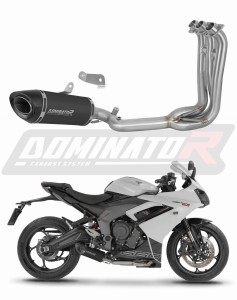 Triumph Daytona 660 2024 - 2026 εξάτμιση τελικό HP8 BLACK + dB killer