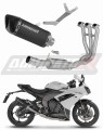 εξάτμιση τελικό DOMINATOR HP6 ΜΑΥΡΟ για τη μοτοσυκλέτα Triumph Daytona 660 2024 - 2026