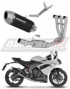 Triumph Daytona 660 2024 - 2026 εξάτμιση τελικό S6 BLACK + dB killer