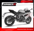 εξάτμιση τελικό DOMINATOR HP6 ΜΑΥΡΟ για τη μοτοσυκλέτα Triumph Daytona 660 2024 - 2026 4