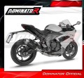 εξάτμιση τελικό DOMINATOR S6 ΜΑΥΡΟ για μοτοσυκλέτα Triumph Daytona 660 2024 - 2026 4