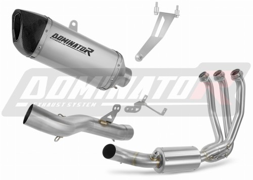 πλήρες σύστημα εξάτμισης με τελικό DOMINATOR Full System Τιτανίου HP6 κατάλληλο για τη μοτοσυκλέτα CF MOTO 675 NK 2024 - 2026