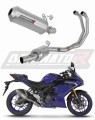 πλήρες σύστημα εξάτμισης με σιγαστήρα DOMINATOR Full System OV G2 κατάλληλο για μοτοσυκλέτα Yamaha YZF-R3 2025 - 2026