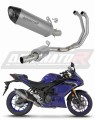 πλήρες σύστημα εξάτμισης με σιγαστήρα DOMINATOR Full System Τιτανίου HP8 κατάλληλο για μοτοσυκλέτα Yamaha YZF-R3 2025 - 2026