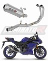 πλήρες σύστημα εξάτμισης με τελικό DOMINATOR Full System OV G2 κατάλληλο για μοτοσυκλέτα Yamaha YZF-R3 2025 - 2026