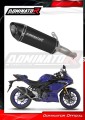 εξάτμιση τελικό DOMINATOR HP8 ΜΑΥΡΟ που ταιριάζει στη μοτοσυκλέτα Yamaha YZF-R3 2025 - 2026 2