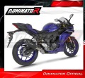 kompletny układ wydechowy z tłumikiem DOMINATOR Full System HP8 CZARNY pasujący do motocykla Yamaha YZF-R3 2025 - 2026 4