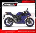 ολοκληρωμένο σύστημα εξάτμισης με τελικό DOMINATOR Full System HP8 ΜΑΥΡΟ κατάλληλο για μοτοσυκλέτα Yamaha YZF-R3 2025 - 2026 5