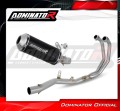 πλήρες σύστημα εξάτμισης με σιγαστήρα DOMINATOR Full System OV G2 ΜΑΥΡΟ που ταιριάζει στη μοτοσυκλέτα Yamaha YZF-R3 2025 - 2026 3