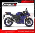 ολοκληρωμένο σύστημα εξάτμισης με τελικό DOMINATOR Full System Τιτανίου HP8 κατάλληλο για μοτοσυκλέτα Yamaha YZF-R3 2025 - 2026 5