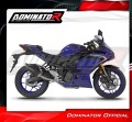 ολοκληρωμένο σύστημα εξάτμισης με τελικό DOMINATOR Full System HP8 ΜΑΥΡΟ κατάλληλο για μοτοσυκλέτα Yamaha YZF-R3 2025 - 2026 5