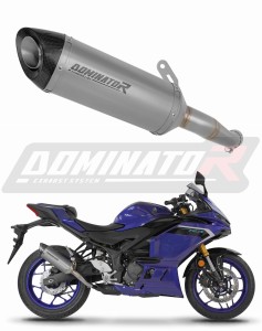 Yamaha YZF-R3 2019 - 2024 εξάτμιση τελικό τιτανίου HP8 + dB killer