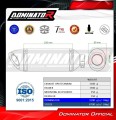 πλήρες σύστημα εξάτμισης με σιγαστήρα DOMINATOR Full System Τιτανίου HP8 που ταιριάζει στη μοτοσυκλέτα Yamaha YZF-R3 2019 - 2024 6