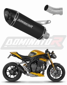 Triumph Speed Triple 1200 RS / RR 2021 - 2024 εξάτμιση τελικό HP8 BLACK + dB killer