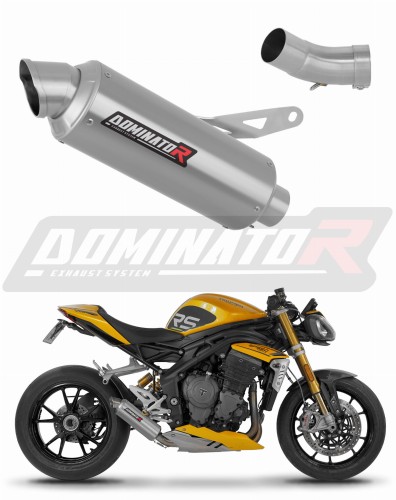 εξάτμιση τελικό DOMINATOR GPF κατάλληλο για μοτοσυκλέτα Triumph Speed Triple 1200 RS / RR 2021 - 2024