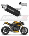 εξάτμιση τελικό DOMINATOR GPF ΜΑΥΡΟ κατάλληλο για τη μοτοσυκλέτα Triumph Speed Triple 1200 RS / RR 2021 - 2024