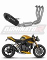 πλήρες σύστημα εξάτμισης με τελικό DOMINATOR Full System HP8 ΜΑΥΡΟ κατάλληλο για τη μοτοσυκλέτα Triumph Speed Triple 1200 RS / RR 2021 - 2024