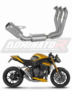 Triumph Speed Triple 1200 RS / RR 2021 - 2024 Ολόκληρο σύστημα Πολλαπλή εξάτμιση σιγαστήρας GPS + dB killer