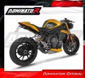 εξάτμιση τελικό DOMINATOR GPF ΜΑΥΡΟ κατάλληλο για τη μοτοσυκλέτα Triumph Speed Triple 1200 RS / RR 2021 - 2024 4