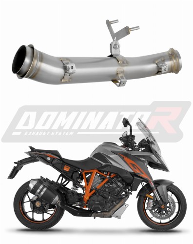 decat mid muffler DOMINATOR Mid Pipe fits to KTM 1290 Super Duke GT 2016  2024