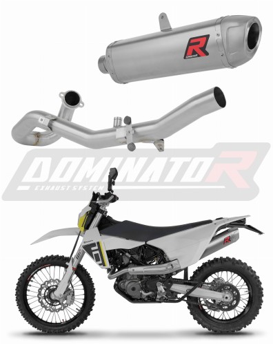 πλήρες σύστημα εξάτμισης με σιγαστήρα DOMINATOR Full System S6 κατάλληλο για τη μοτοσυκλέτα Husqvarna 701 Enduro 2026