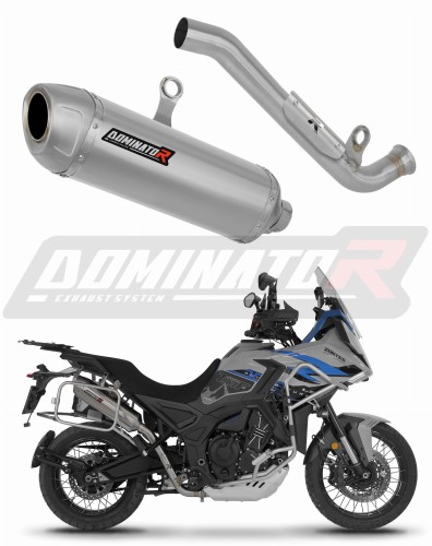 εξάτμιση τελικό DOMINATOR S6 κατάλληλο για μοτοσυκλέτα Zontes 703F 2025 - 2026