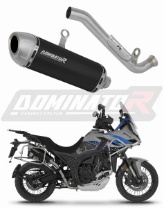 Zontes 703F 2025 - 2026 εξάτμιση σιλανσιέ S6 BLACK + dB killer