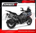 εξάτμιση σιλανσιέ DOMINATOR S6 ΜΑΥΡΟ για μοτοσικλέτα Zontes 703F 2025 - 2026 4