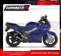 εξάτμιση τελικό DOMINATOR HP1 ΜΑΥΡΟ κατάλληλο για μοτοσυκλέτα Honda VFR 800 Fi 1998 - 2001 5