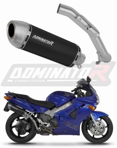 Honda VFR 800 Fi 1998 - 2001 εξάτμιση τελικό S6 BLACK + dB killer