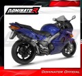 εξάτμιση τελικό DOMINATOR HP6 ΜΑΥΡΟ κατάλληλο για μοτοσυκλέτα Honda VFR 800 Fi 1998 - 2001 4