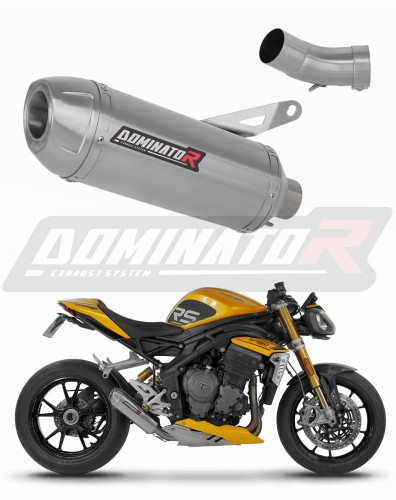 εξάτμιση τελικό DOMINATOR S3 κατάλληλο για μοτοσυκλέτα Triumph Speed Triple 1200 RS / RR 2021 - 2024