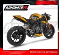 εξάτμιση τελικό DOMINATOR S3 ΜΑΥΡΟ κατάλληλο για μοτοσυκλέτα Triumph Speed Triple 1200 RS / RR 2021 - 2024 4