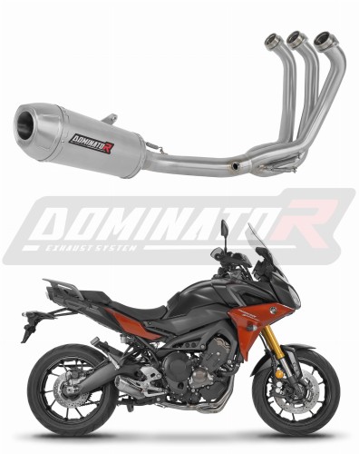 πλήρες σύστημα εξάτμισης με τελικό DOMINATOR Full System S3 κατάλληλο για μοτοσυκλέτα Yamaha MT 09 Tracer 900 / GT 2015 - 2020