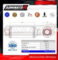 kompletny układ wydechowy z tłumikiem DOMINATOR Full System S3
