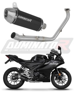Yamaha YZF R125 2024 - 2026 (Euro 5+) Πλήρες σύστημα Πολλαπλή εξάτμιση σιγαστήρας S3 BLACK + dB killer