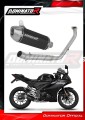 complete exhaust system with muffler DOMINATOR Full System S3 BLACK fits to Yamaha YZF R125 2021  2024 2