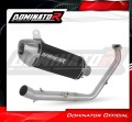 πλήρες σύστημα εξάτμισης με σιγαστήρα DOMINATOR Full System S3 ΜΑΥΡΟ κατάλληλο για μοτοσυκλέτα Yamaha MT 125 2024 - 2026 3
