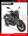 πλήρες σύστημα εξάτμισης με σιγαστήρα DOMINATOR Full System S3 ΜΑΥΡΟ κατάλληλο για τη μοτοσυκλέτα Yamaha MT 125 2021 - 2024 6