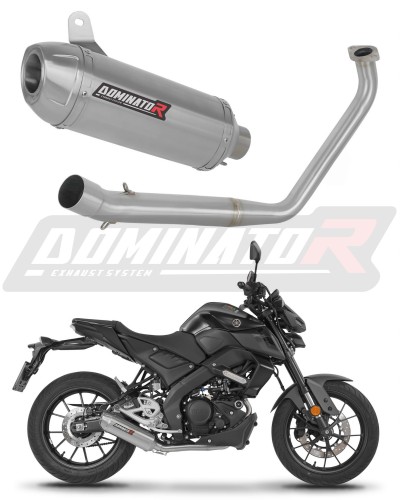 εξάτμιση σιγαστήρας DOMINATOR Full System S3 κατάλληλο για μοτοσυκλέτα Yamaha MT 125 2020