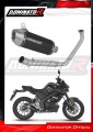 kompletny układ wydechowy z tłumikiem DOMINATOR Full System S3 CZARNY pasujący do motocykla Yamaha MT 125 2020  2