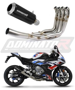 BMW S1000RR 2019 - 2026 Πλήρες σύστημα Πολλαπλή εξαγωγής εξάτμιση σιγαστήρας GP BLACK + dB killer
