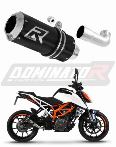 εξάτμιση τελικό DOMINATOR GP BLACK κατάλληλο για μοτοσυκλέτα KTM 390 Duke 2017 - 2020