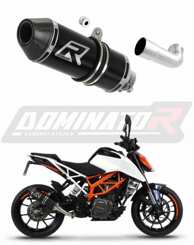 εξάτμιση τελικό DOMINATOR HP3 ΜΑΥΡΟ που ταιριάζει στη μοτοσυκλέτα KTM 390 Duke 2017 - 2020