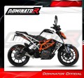 εξάτμιση τελικό DOMINATOR HP3 ΜΑΥΡΟ που ταιριάζει στη μοτοσυκλέτα KTM 390 Duke 2017 - 2020 5