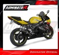 εξάτμιση τελικό DOMINATOR GP ΜΑΥΡΟ κατάλληλο για μοτοσικλέτα Suzuki GSXR 750 K1-K5 2001 - 2005 5